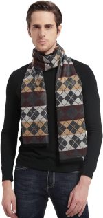 EP Mode Men's Winter Scarf, Cashmere Feel, Super Soft & Warm - Image 2